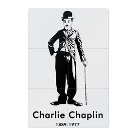 Магнитный плакат 2Х3 с принтом Чарли Чаплин в Петрозаводске, Полимерный материал с магнитным слоем | 6 деталей размером 9*9 см | 