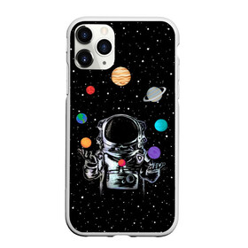 Чехол для iPhone 11 Pro Max матовый с принтом Космический жонглер в Петрозаводске, Силикон |  | Тематика изображения на принте: astronaut | cosmonaut | cosmos | galaxy | planet | space | star | universe | астронавт | вселенная | галактика | звезды | земля | космонавт | космос | луна | марс | планета | сатурн | уран