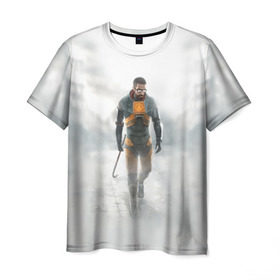 Мужская футболка 3D с принтом Half - life в Петрозаводске, 100% полиэфир | прямой крой, круглый вырез горловины, длина до линии бедер | half | life | гордон | фримен | хедкраб