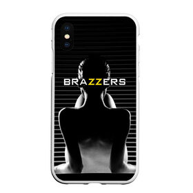 Чехол для iPhone XS Max матовый с принтом Brazzers в Петрозаводске, Силикон | Область печати: задняя сторона чехла, без боковых панелей | brazzers