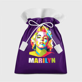 Подарочный 3D мешок с принтом Marilyn Monroe в Петрозаводске, 100% полиэстер | Размер: 29*39 см | Тематика изображения на принте: marilyn monroe | актриса | звезда | кино | мэрилин монро | певица