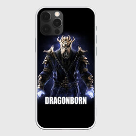 Чехол для iPhone 12 Pro Max с принтом Dragonborn в Петрозаводске, Силикон |  | Тематика изображения на принте: game | the elder scrolls v: skyrim | драконорожденный | игра | игрок