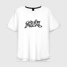Мужская футболка хлопок Oversize с принтом UNDERGROUND в Петрозаводске, 100% хлопок | свободный крой, круглый ворот, “спинка” длиннее передней части | Тематика изображения на принте: graffity | hip hop | rap | underground | андеграунд | граффити | рэп | хип хоп