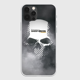 Чехол для iPhone 12 Pro с принтом Ghost Recon в Петрозаводске, силикон | область печати: задняя сторона чехла, без боковых панелей | Тематика изображения на принте: tom clancy’s | череп