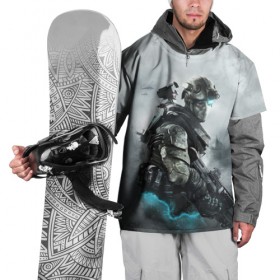 Накидка на куртку 3D с принтом Ghost Recon в Петрозаводске, 100% полиэстер |  | battlefield | call of duty | clancy | cod | counter | csgo | rainbow | six | strike | tom | tom clancy’s