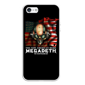 Чехол для iPhone 5/5S матовый с принтом Megadeth #3 в Петрозаводске, Силикон | Область печати: задняя сторона чехла, без боковых панелей | dave | megadeth | metal | mustaine | rattlehead | rock | thrash | vic | дейв | мастейн | мегадез | мегадет | мегедес | метал | рок | треш