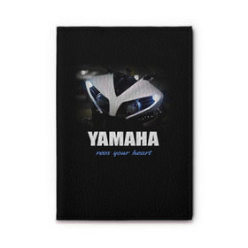 Обложка для автодокументов с принтом Yamaha в Петрозаводске, натуральная кожа |  размер 19,9*13 см; внутри 4 больших “конверта” для документов и один маленький отдел — туда идеально встанут права | yamaha | yzf | байк | байкер | мото | мотоцикл | мотоциклист | ямаха
