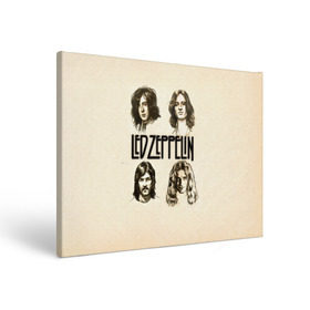 Холст прямоугольный с принтом Led Zeppelin 1 в Петрозаводске, 100% ПВХ |  | Тематика изображения на принте: led zeppelin | лед зеппелин | роберт плант