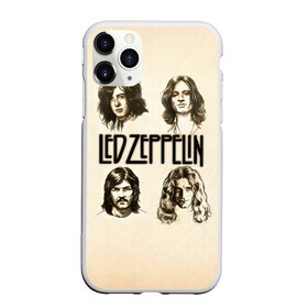 Чехол для iPhone 11 Pro матовый с принтом Led Zeppelin 1 в Петрозаводске, Силикон |  | led zeppelin | лед зеппелин | роберт плант