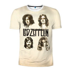 Мужская футболка 3D спортивная с принтом Led Zeppelin 1 в Петрозаводске, 100% полиэстер с улучшенными характеристиками | приталенный силуэт, круглая горловина, широкие плечи, сужается к линии бедра | Тематика изображения на принте: led zeppelin | лед зеппелин | роберт плант