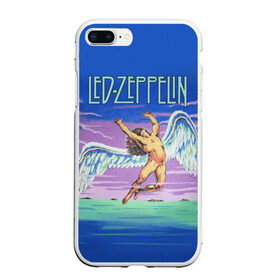 Чехол для iPhone 7Plus/8 Plus матовый с принтом Led Zeppelin 2 в Петрозаводске, Силикон | Область печати: задняя сторона чехла, без боковых панелей | Тематика изображения на принте: led zeppelin | лед зеппелин | роберт плант
