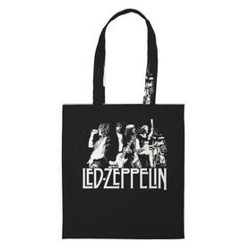 Сумка 3D повседневная с принтом Led Zeppelin 4 в Петрозаводске, 100% полиэстер | Плотность: 200 г/м2; Размер: 34×35 см; Высота лямок: 30 см | led zeppelin | лед зеппелин | роберт плант