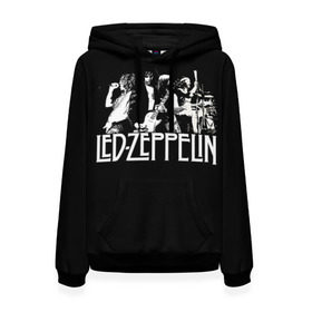 Женская толстовка 3D с принтом Led Zeppelin 4 в Петрозаводске, 100% полиэстер  | двухслойный капюшон со шнурком для регулировки, мягкие манжеты на рукавах и по низу толстовки, спереди карман-кенгуру с мягким внутренним слоем. | led zeppelin | лед зеппелин | роберт плант