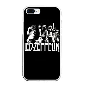 Чехол для iPhone 7Plus/8 Plus матовый с принтом Led Zeppelin 4 в Петрозаводске, Силикон | Область печати: задняя сторона чехла, без боковых панелей | Тематика изображения на принте: led zeppelin | лед зеппелин | роберт плант