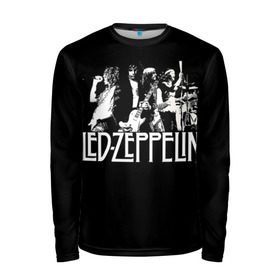 Мужской лонгслив 3D с принтом Led Zeppelin 4 в Петрозаводске, 100% полиэстер | длинные рукава, круглый вырез горловины, полуприлегающий силуэт | Тематика изображения на принте: led zeppelin | лед зеппелин | роберт плант
