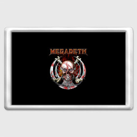 Магнит 45*70 с принтом Megadeth 5 в Петрозаводске, Пластик | Размер: 78*52 мм; Размер печати: 70*45 | megadeth | дирк вербурен | дэвид эллефсон | дэйв мастейн | кико лоурейро | мегадэт