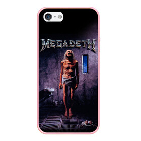 Чехол для iPhone 5/5S матовый с принтом Megadeth 7 в Петрозаводске, Силикон | Область печати: задняя сторона чехла, без боковых панелей | megadeth | дирк вербурен | дэвид эллефсон | дэйв мастейн | кико лоурейро | мегадэт