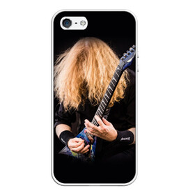 Чехол для iPhone 5/5S матовый с принтом Dave Mustaine в Петрозаводске, Силикон | Область печати: задняя сторона чехла, без боковых панелей | dave | megadeth | metal | mustaine | rattlehead | rock | thrash | vic | дейв | мастейн | мегадет | метал | рок | треш
