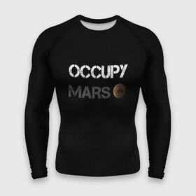 Мужской рашгард 3D с принтом Захвати Марс в Петрозаводске,  |  | mars | space x | илон маск | марс | планеты | спэйс икс