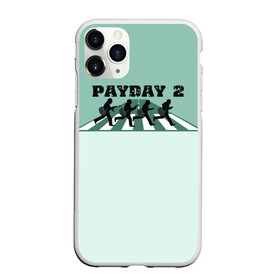 Чехол для iPhone 11 Pro матовый с принтом Payday 2 в Петрозаводске, Силикон |  | game | payday | payday 2 | игра | игрок | компьютерные игры | маски