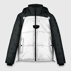 Мужская зимняя куртка 3D с принтом Дождевой медведь в Петрозаводске, верх — 100% полиэстер; подкладка — 100% полиэстер; утеплитель — 100% полиэстер | длина ниже бедра, свободный силуэт Оверсайз. Есть воротник-стойка, отстегивающийся капюшон и ветрозащитная планка. 

Боковые карманы с листочкой на кнопках и внутренний карман на молнии. | bear | rain | дождь | медведь