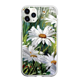 Чехол для iPhone 11 Pro матовый с принтом Ромашки в Петрозаводске, Силикон |  | art | daisies | flowers | glade | meadow | summer | искусство | лето | луг | поляна | ромашки | цветы