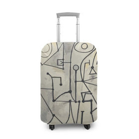 Чехол для чемодана 3D с принтом Пикассо в Петрозаводске, 86% полиэфир, 14% спандекс | двустороннее нанесение принта, прорези для ручек и колес | пикассо