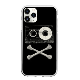 Чехол для iPhone 11 Pro Max матовый с принтом Pirate Music в Петрозаводске, Силикон |  | 80s | 90s | bone | dance | disco | music | pirate | retro | skelet | skull | tape | диско | кассета | кости | музыка | пират | ретро | скелет | череп