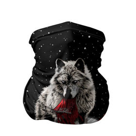 Бандана-труба 3D с принтом Серый волк в Петрозаводске, 100% полиэстер, ткань с особыми свойствами — Activecool | плотность 150‒180 г/м2; хорошо тянется, но сохраняет форму | angry | animal | beast | heaven | moon | night | rage | sky | star | wild | wolf | волк | дикий | животное | звезды | зверь | злость | красная шапочка | луна | небеса | небо | ночь | сказка | ярость