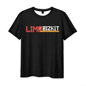 Мужская футболка 3D с принтом Limp Bizkit в Петрозаводске, 100% полиэфир | прямой крой, круглый вырез горловины, длина до линии бедер | fred durst | limp bizkit | лим бискит | фред дерст