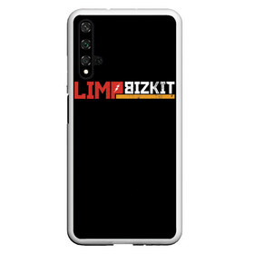 Чехол для Honor 20 с принтом Limp Bizkit в Петрозаводске, Силикон | Область печати: задняя сторона чехла, без боковых панелей | Тематика изображения на принте: fred durst | limp bizkit | лим бискит | фред дерст