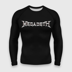 Мужской рашгард 3D с принтом Deth в Петрозаводске,  |  | megadeth | мегадес