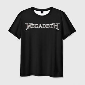 Мужская футболка 3D с принтом Deth в Петрозаводске, 100% полиэфир | прямой крой, круглый вырез горловины, длина до линии бедер | megadeth | мегадес