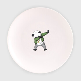Тарелка с принтом Panda dab в Петрозаводске, фарфор | диаметр - 210 мм
диаметр для нанесения принта - 120 мм | dab | dab n dance | panda dab | панда