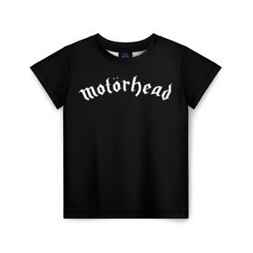 Детская футболка 3D с принтом Motorhead в Петрозаводске, 100% гипоаллергенный полиэфир | прямой крой, круглый вырез горловины, длина до линии бедер, чуть спущенное плечо, ткань немного тянется | Тематика изображения на принте: motorhead | моторхэд