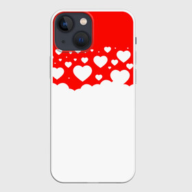 Чехол для iPhone 13 mini с принтом Сердечки в Петрозаводске,  |  | 14 февраля | валентин | влюбленные | девушке | день святого валентина | жене | любимой | любимому | мужу | пара | парные | парню | подарок | подарок жене | подарок мужу