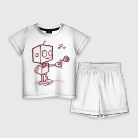 Детский костюм с шортами 3D с принтом Робот мальчик в Петрозаводске,  |  | 14 февраля | валентин | влюбленные | девушке | день святого валентина | жене | любимой | любимому | мужу | пара | парные | парню | подарок | подарок жене | подарок мужу
