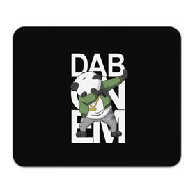 Коврик прямоугольный с принтом Panda dab в Петрозаводске, натуральный каучук | размер 230 х 185 мм; запечатка лицевой стороны | dab | dab n dance | dab on em | panda dab | дэб