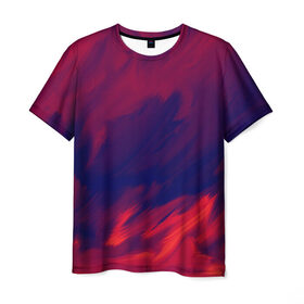 Мужская футболка 3D с принтом Paint Background в Петрозаводске, 100% полиэфир | прямой крой, круглый вырез горловины, длина до линии бедер | абстракция | потертость | размытые | текстуры | цветные