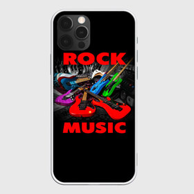 Чехол для iPhone 12 Pro Max с принтом Rock music в Петрозаводске, Силикон |  | гитара | музыка | рок | рокер | электрогитара