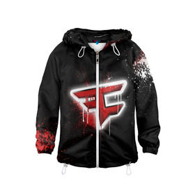 Детская ветровка 3D с принтом cs:go - Faze clan (Black collection) в Петрозаводске, 100% полиэстер | подол и капюшон оформлены резинкой с фиксаторами, по бокам два кармана без застежек, один потайной карман на груди | black | clan | csgo | faze | ксго | фейз