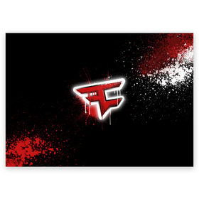 Поздравительная открытка с принтом cs:go - Faze clan (Black collection) в Петрозаводске, 100% бумага | плотность бумаги 280 г/м2, матовая, на обратной стороне линовка и место для марки
 | Тематика изображения на принте: black | clan | csgo | faze | ксго | фейз