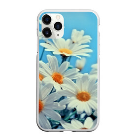Чехол для iPhone 11 Pro матовый с принтом Ромашки в Петрозаводске, Силикон |  | flower | цветы
