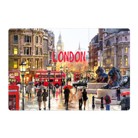 Магнитный плакат 3Х2 с принтом Улицы Лондона в Петрозаводске, Полимерный материал с магнитным слоем | 6 деталей размером 9*9 см | england | london | united kingdom | англия | великобритания | город | лондон