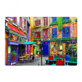 Магнитный плакат 3Х2 с принтом Улицы Лондона в Петрозаводске, Полимерный материал с магнитным слоем | 6 деталей размером 9*9 см | bright | city | color | courtyard | england | london | paint | street | united kingdom | англия | великобритания | город | дворик | краски | лондон | улица | цвет | яркие