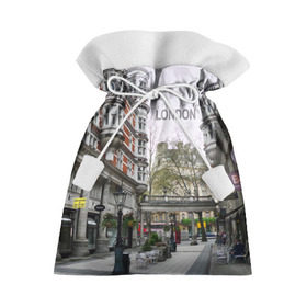 Подарочный 3D мешок с принтом Улицы Лондона в Петрозаводске, 100% полиэстер | Размер: 29*39 см | Тематика изображения на принте: boulevard | city | england | london | street | united kingdom | англия | бульвар | великобритания | город | лондон | улица
