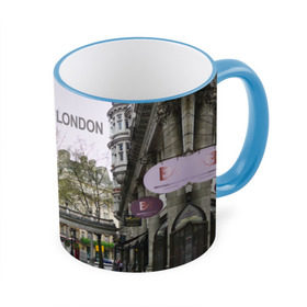Кружка 3D с принтом Улицы Лондона в Петрозаводске, керамика | ёмкость 330 мл | boulevard | city | england | london | street | united kingdom | англия | бульвар | великобритания | город | лондон | улица