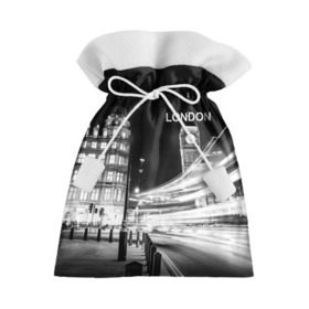 Подарочный 3D мешок с принтом Улицы Лондона в Петрозаводске, 100% полиэстер | Размер: 29*39 см | Тематика изображения на принте: england | lights | london | night | street | united kingdom | англия | великобритания | лондон | ночь | огни | улица