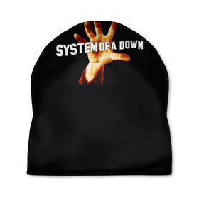 Шапка 3D с принтом System of a down в Петрозаводске, 100% полиэстер | универсальный размер, печать по всей поверхности изделия | soad | system of a down