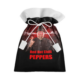 Подарочный 3D мешок с принтом Red Hot Chili Peppers в Петрозаводске, 100% полиэстер | Размер: 29*39 см | звезда | красный | кумир | музыка | перец | рок | рок группа | хит